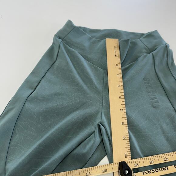 Gymshark Leggings Womens Small Blue Green Stormy Turquoise Lustre - Picture 9 of 10